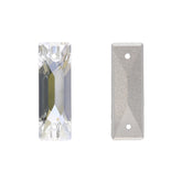 Silver Shade Cosmic Baguette Shape High Quality Glass Sew-on Rhinestones WholesaleRhinestone